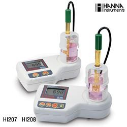 哈纳HANNA HI207/HI208多功能复合pH测定仪【HI208内置磁力搅拌器】