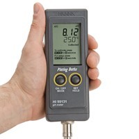 哈纳HANNA HI99131N便携式防水型pH/℃测定仪[电镀行业]