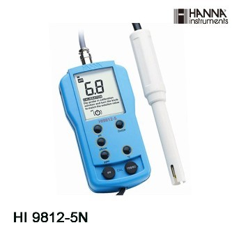 哈纳HANNA HI9812-5N便携式PH/EC/TDS/温度多参数测量仪