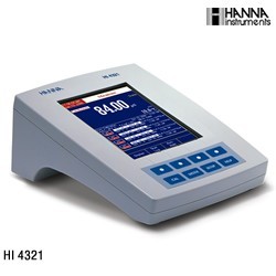 哈纳HANNA HI4321实验室高精度彩屏电导率测定仪