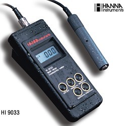 哈纳HANNA HI9033防水便携式电导率检测仪
