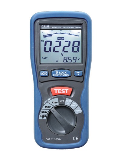 CEM DT-5505专业数字绝缘表|数字绝缘测试仪|绝缘电阻测试仪