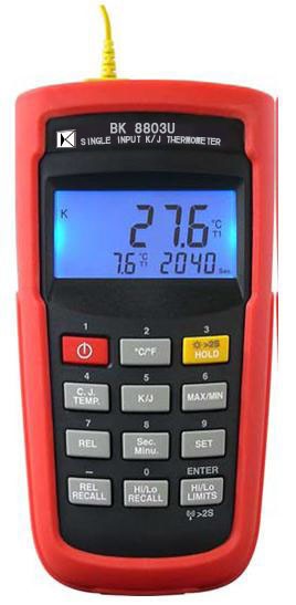 贝克莱斯BK8803W K/J型单组输入温度计|BK8803W(无线传收)